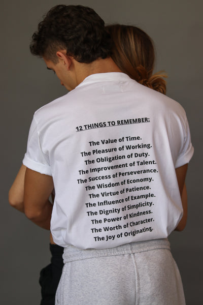 "12 THINGS TO REMEMBER" T-SHIRT